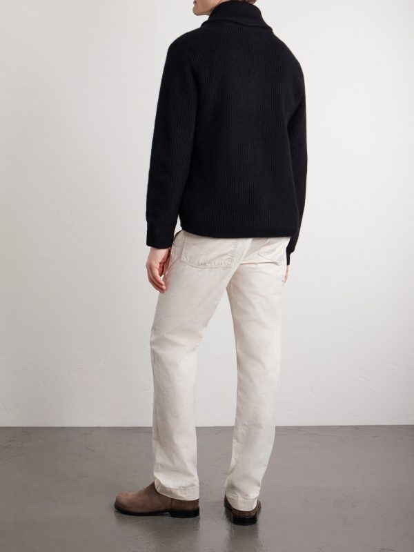 Shawl-Collar Cashmere Cardigan - BK