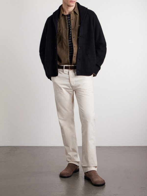Shawl-Collar Cashmere Cardigan - OU
