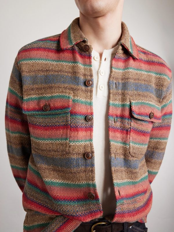 Matlock Striped Linen and Silk-Blend Shirt - CU Matlock Striped Linen and Silk-Blend Shirt - CU
