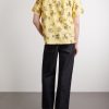 Convertible-Collar Printed Linen and Cotton-Blend Shirt - BK