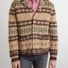 Linen, Silk and Wool-Blend Jacquard Cardigan - FR Linen, Silk and Wool-Blend Jacquard Cardigan - FR