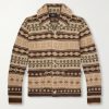 Linen, Silk and Wool-Blend Jacquard Cardigan Linen, Silk and Wool-Blend Jacquard Cardigan