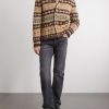Linen, Silk and Wool-Blend Jacquard Cardigan - OU Linen, Silk and Wool-Blend Jacquard Cardigan - OU