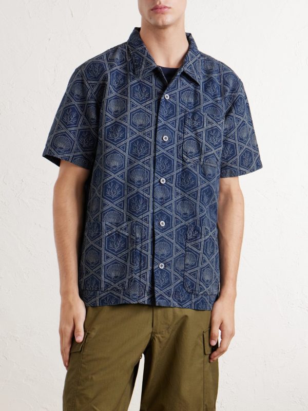 Printed Linen and Cotton-Blend Shirt - FR Printed Linen and Cotton-Blend Shirt - FR