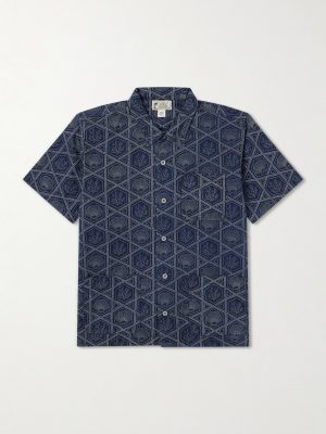 Printed Linen and Cotton-Blend Shirt Printed Linen and Cotton-Blend Shirt