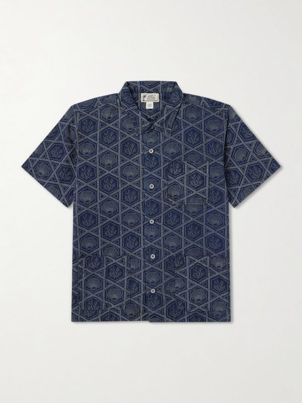 Printed Linen and Cotton-Blend Shirt Printed Linen and Cotton-Blend Shirt