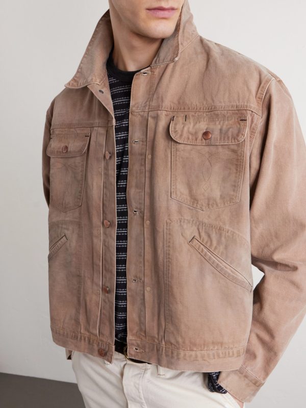 Cotton-Canvas Trucker Jacket - CU Cotton-Canvas Trucker Jacket - CU