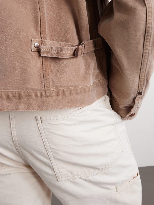 Cotton-Canvas Trucker Jacket - E2 Cotton-Canvas Trucker Jacket - E2