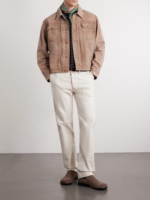 Cotton-Canvas Trucker Jacket - OU Cotton-Canvas Trucker Jacket - OU