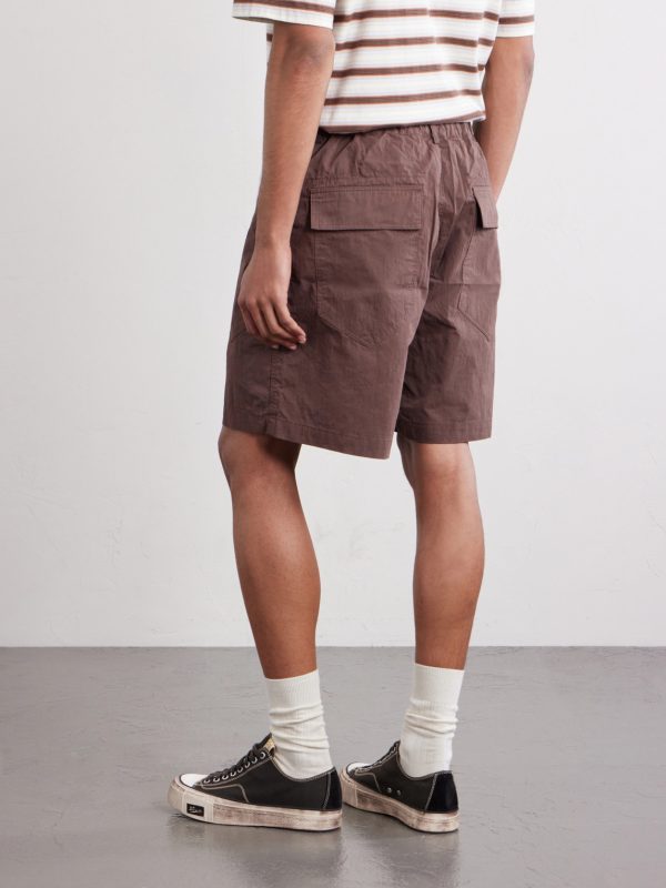 Fatigue Straight-Leg Cotton-Blend Shorts - BK Fatigue Straight-Leg Cotton-Blend Shorts - BK
