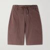 Fatigue Straight-Leg Cotton-Blend Shorts Fatigue Straight-Leg Cotton-Blend Shorts