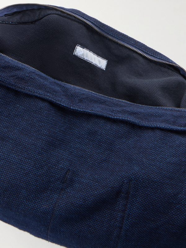 Sashiko Denim Messenger Bag - E1 Sashiko Denim Messenger Bag - E1