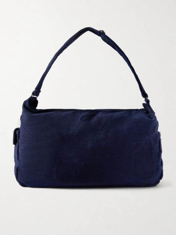 Sashiko Denim Messenger Bag Sashiko Denim Messenger Bag