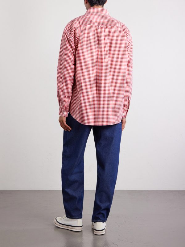 Ease Gingham Cotton Shirt - BK Ease Gingham Cotton Shirt - BK