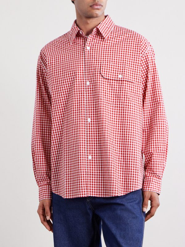 Ease Gingham Cotton Shirt - FR Ease Gingham Cotton Shirt - FR