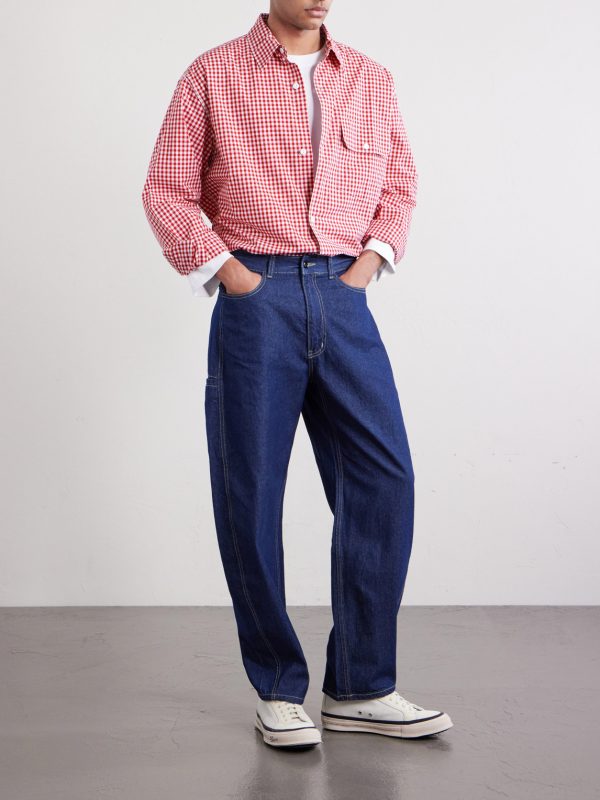 Ease Gingham Cotton Shirt - OU Ease Gingham Cotton Shirt - OU