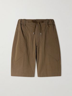 Fatigue Straight-Leg Cotton-Blend Shorts