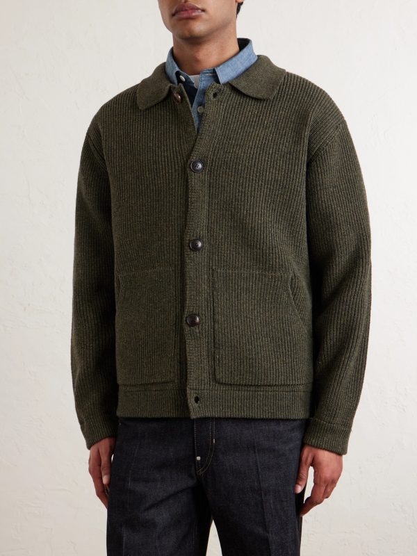 Wool-Blend Cardigan - FR Wool-Blend Cardigan - FR