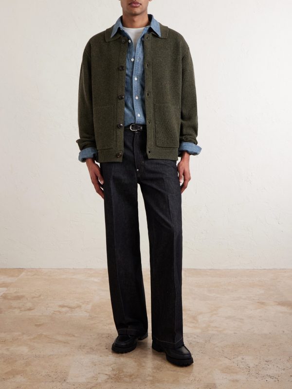 Wool-Blend Cardigan - OU Wool-Blend Cardigan - OU