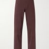 Straight-Leg Cotton-Blend Trousers Straight-Leg Cotton-Blend Trousers