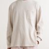 Oversized Waffle-Knit Cotton-Blend T-Shirt - FR Oversized Waffle-Knit Cotton-Blend T-Shirt - FR
