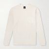 Oversized Waffle-Knit Cotton-Blend T-Shirt Oversized Waffle-Knit Cotton-Blend T-Shirt