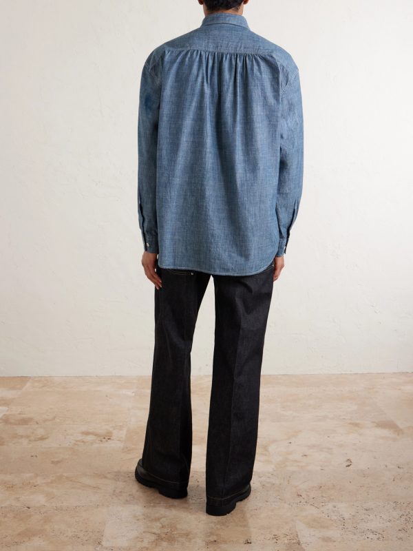 Kuroki Cotton-Chambray Shirt - BK