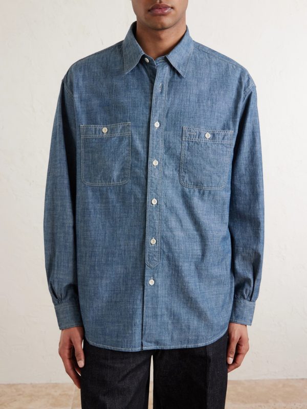 Kuroki Cotton-Chambray Shirt - FR