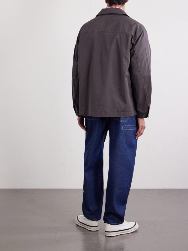 Relaxed Coverall Cotton-Blend Twill Blouson Jacket - BK Relaxed Coverall Cotton-Blend Twill Blouson Jacket - BK