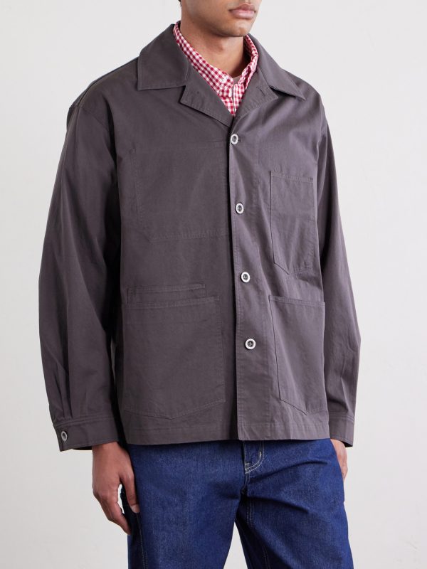 Relaxed Coverall Cotton-Blend Twill Blouson Jacket - FR Relaxed Coverall Cotton-Blend Twill Blouson Jacket - FR