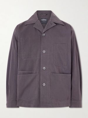 Relaxed Coverall Cotton-Blend Twill Blouson Jacket Relaxed Coverall Cotton-Blend Twill Blouson Jacket