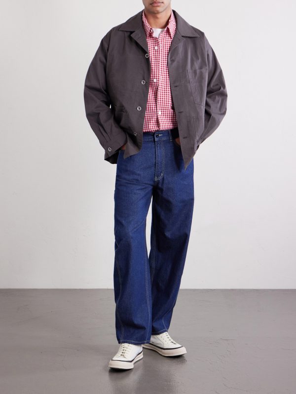 Relaxed Coverall Cotton-Blend Twill Blouson Jacket - OU Relaxed Coverall Cotton-Blend Twill Blouson Jacket - OU