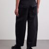 Wide-Leg Cotton-Twill Trousers - BK Wide-Leg Cotton-Twill Trousers - BK
