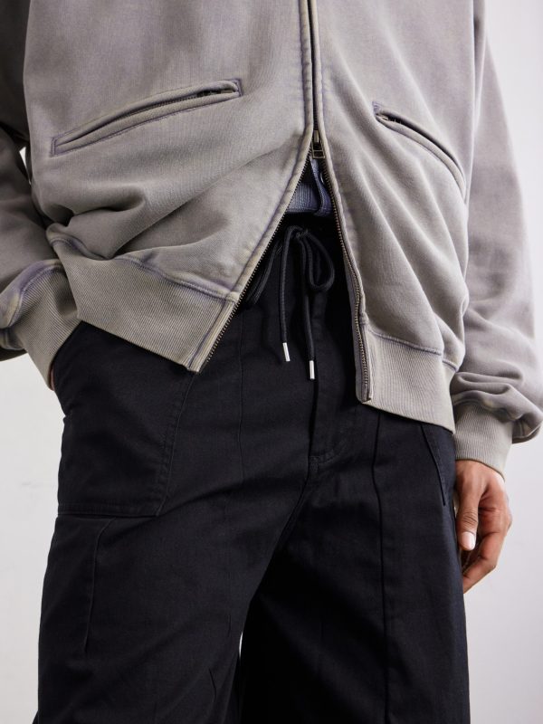 Wide-Leg Cotton-Twill Trousers - CU Wide-Leg Cotton-Twill Trousers - CU