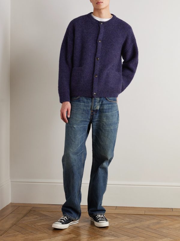 Brushed-Knit Cardigan - OU Brushed-Knit Cardigan - OU
