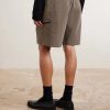 Straight-Leg Ripstop Shorts - BK