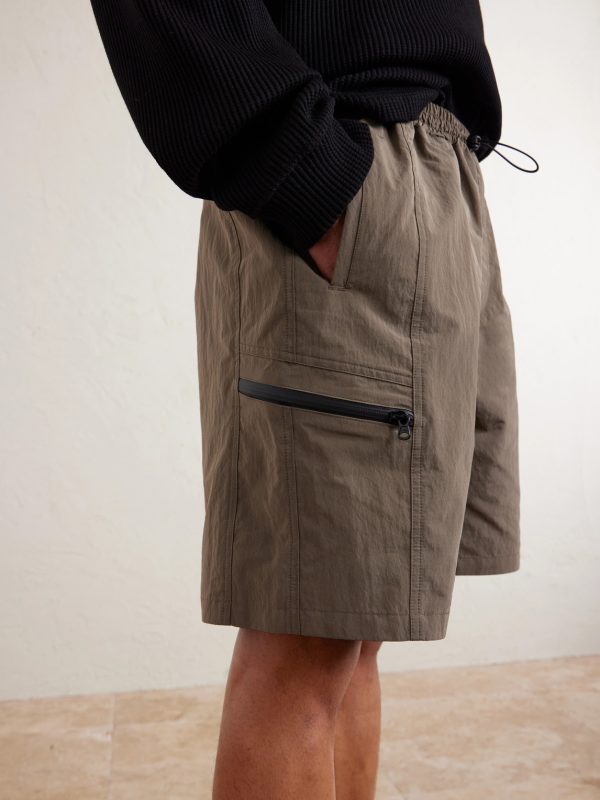 Straight-Leg Ripstop Shorts - CU