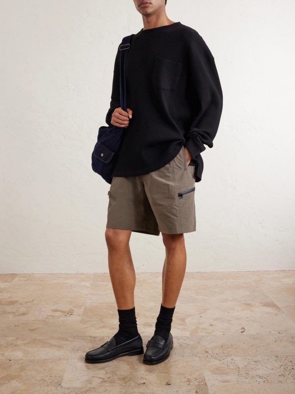 Straight-Leg Ripstop Shorts - OU