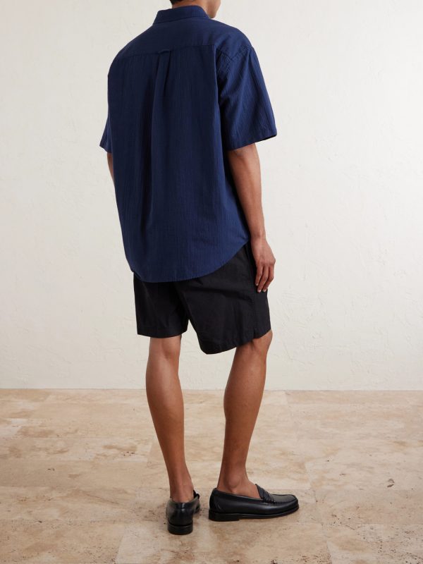 Cotton-Seersucker Shirt - BK