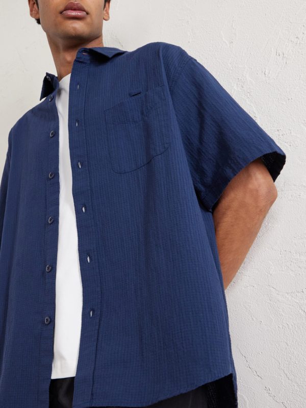 Cotton-Seersucker Shirt - CU