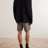 Oversized Waffle-Knit Cotton-Blend T-Shirt - BK