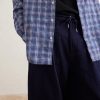 Wide-Leg Sashiko Jeans - CU Wide-Leg Sashiko Jeans - CU