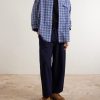 Wide-Leg Sashiko Jeans - OU Wide-Leg Sashiko Jeans - OU