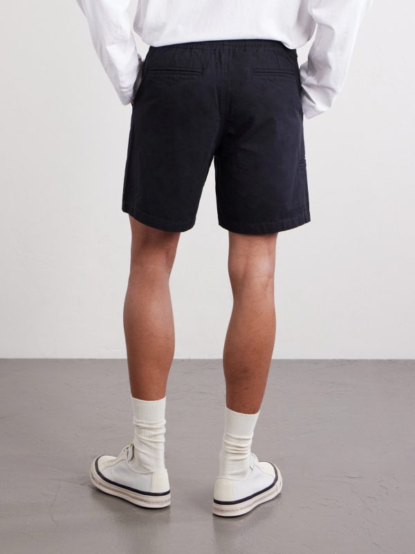 Straight-Leg Cotton-Twill Shorts - BK