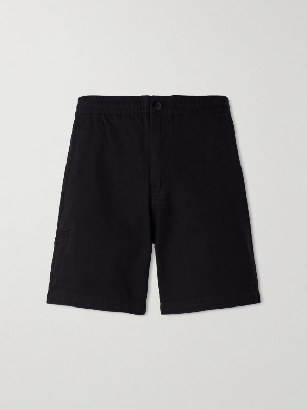 Straight-Leg Cotton-Twill Shorts