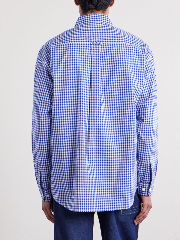 Ease Gingham Cotton Shirt - BK