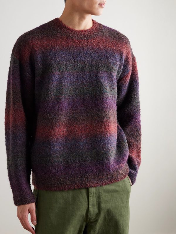 Striped Bouclé Sweater - FR
