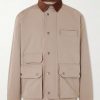 Royal Hunting Corduroy-Trimmed Cotton-Blend Jacket