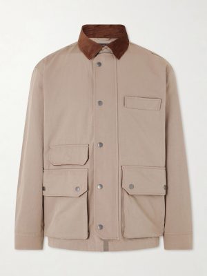 Royal Hunting Corduroy-Trimmed Cotton-Blend Jacket Royal Hunting Corduroy-Trimmed Cotton-Blend Jacket