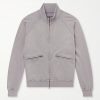 Cotton-Blend Jersey Zip-Up Sweatshirt